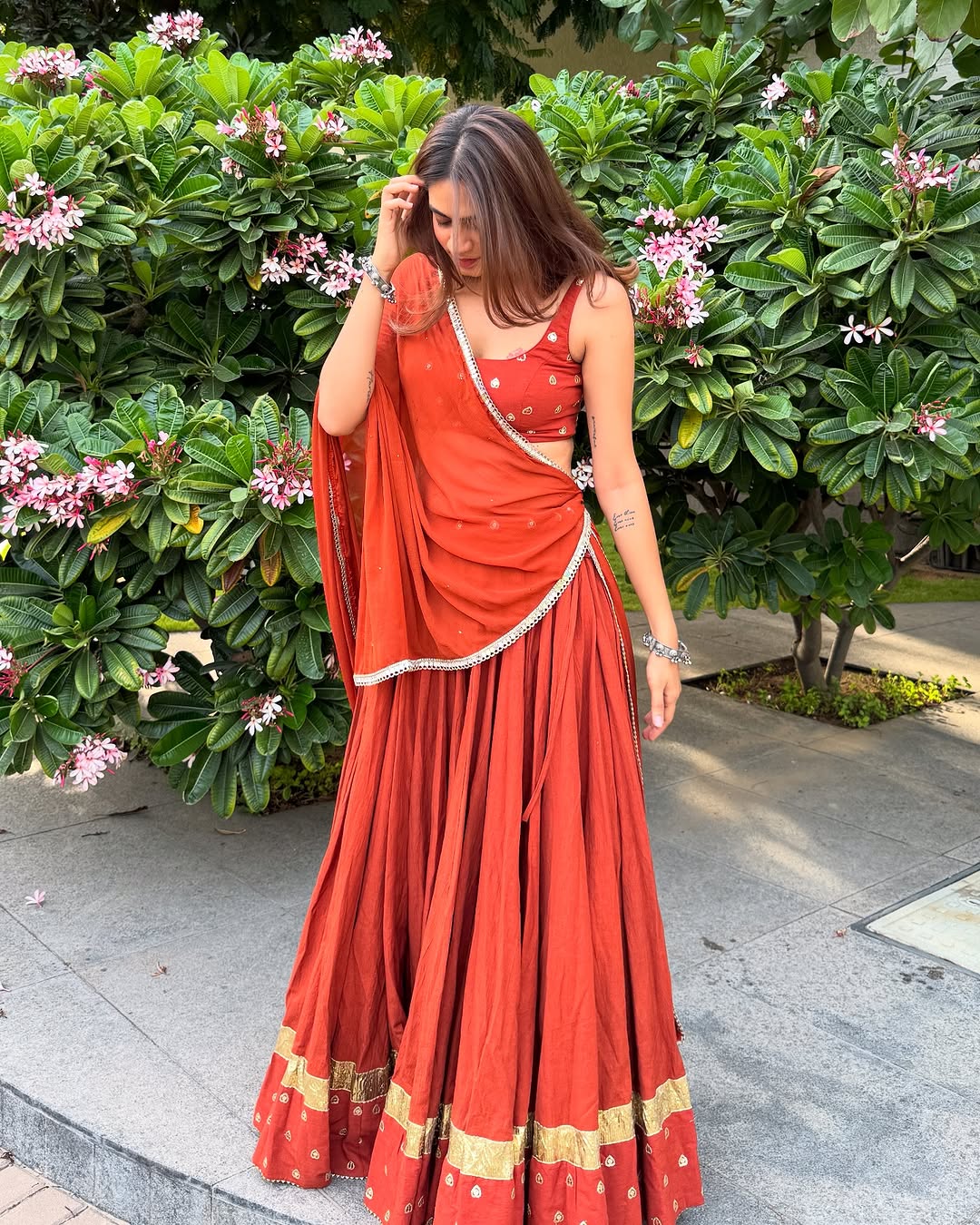 Kesar Choli Set