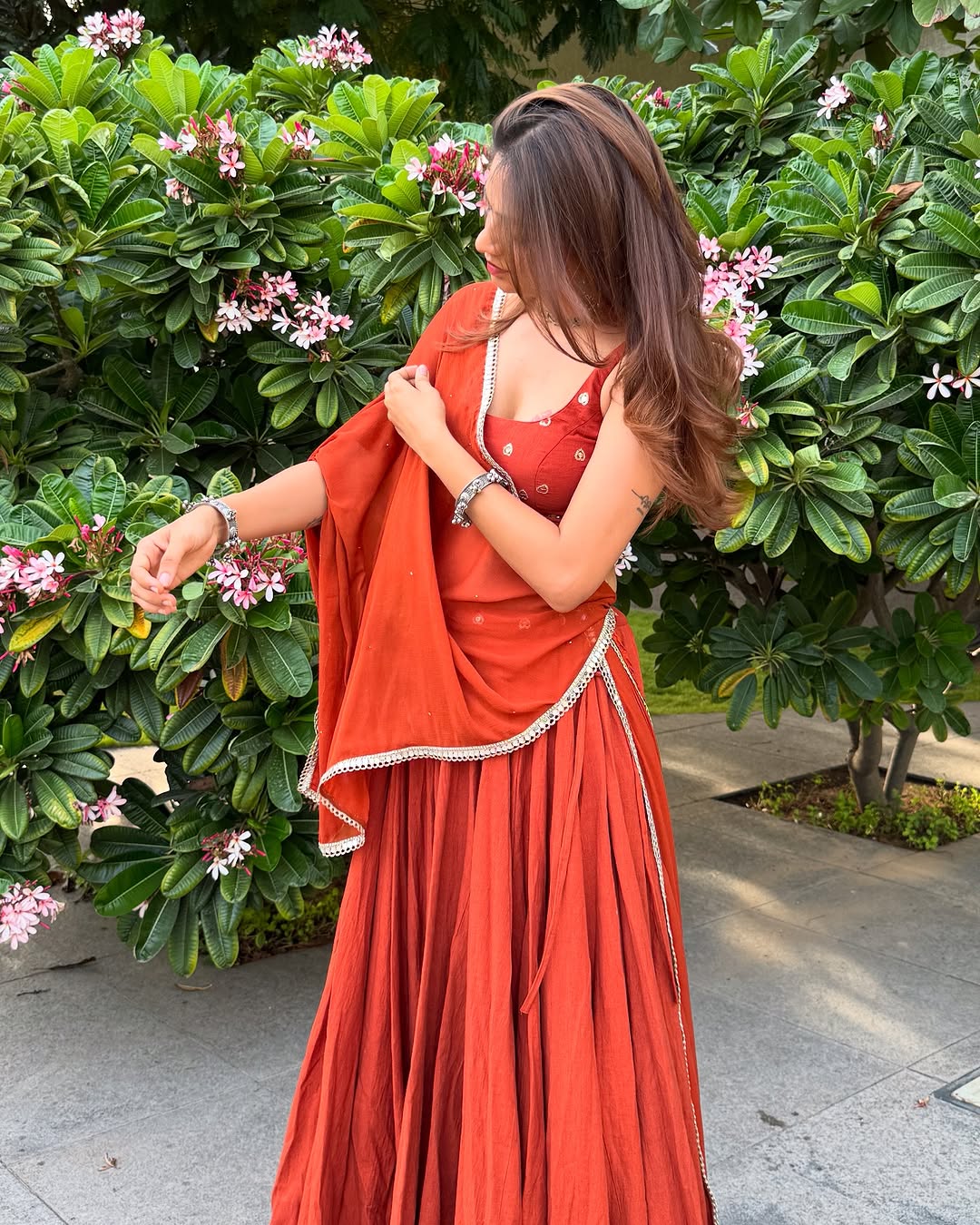 Kesar Choli Set