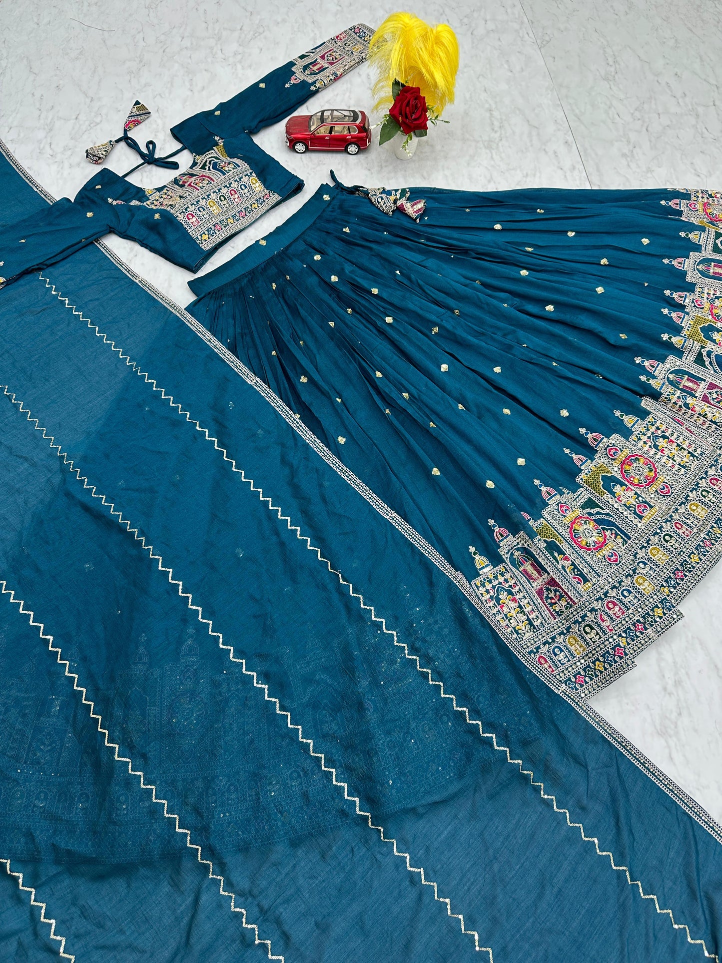 Embroidered Lehenga Choli Set