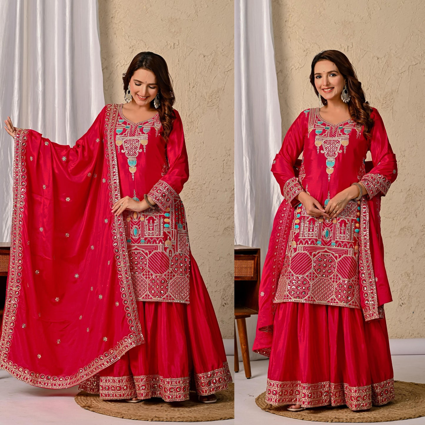 Designer Party Wear Sharara Set