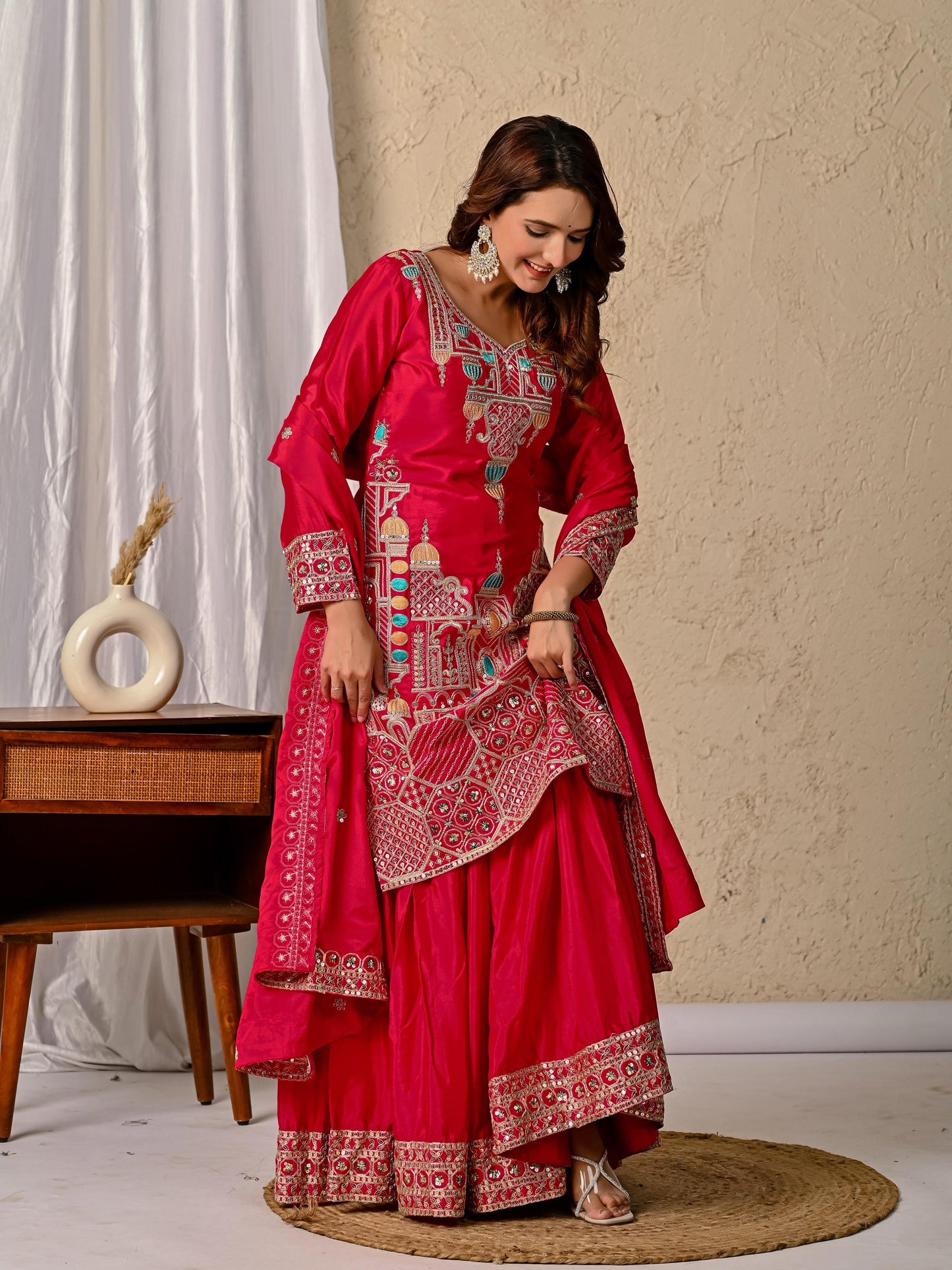 Designer Party Wear Sharara Set