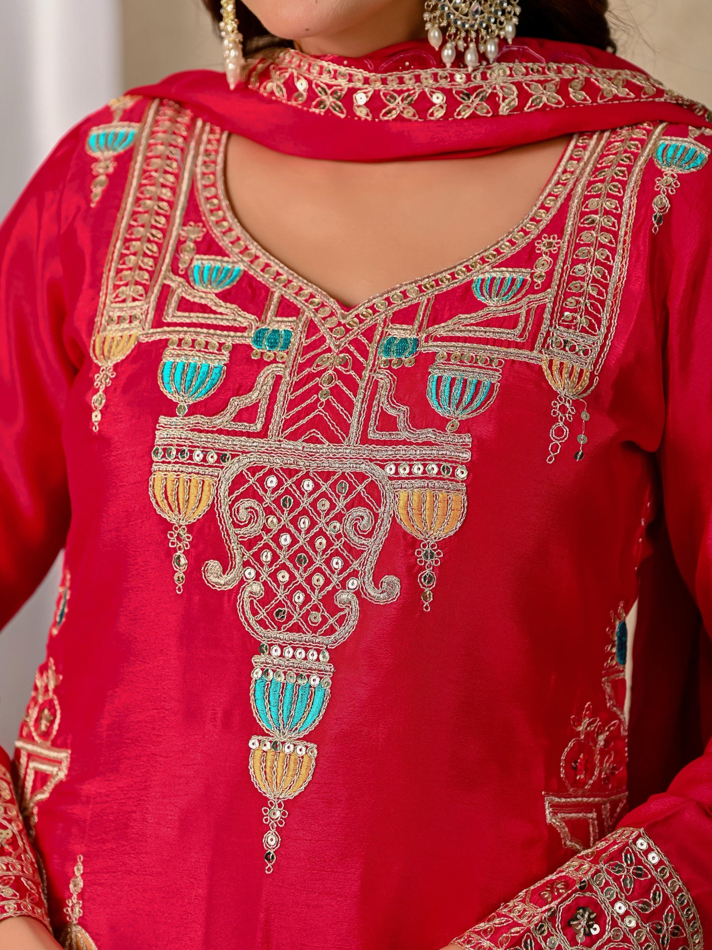 Designer Party Wear Sharara Set