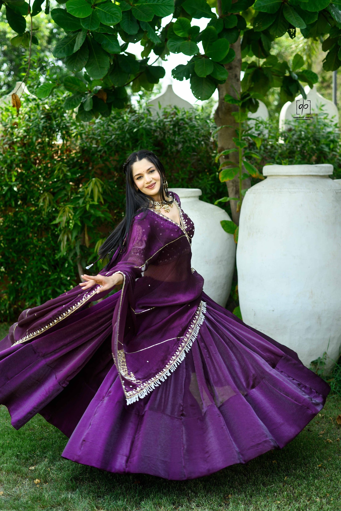 Hand-Embroidered Lehenga