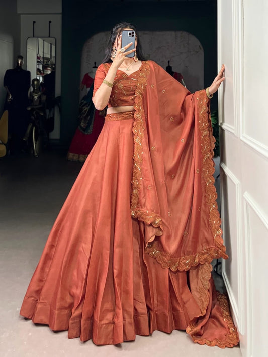 Classic Rust Lehenga Choli