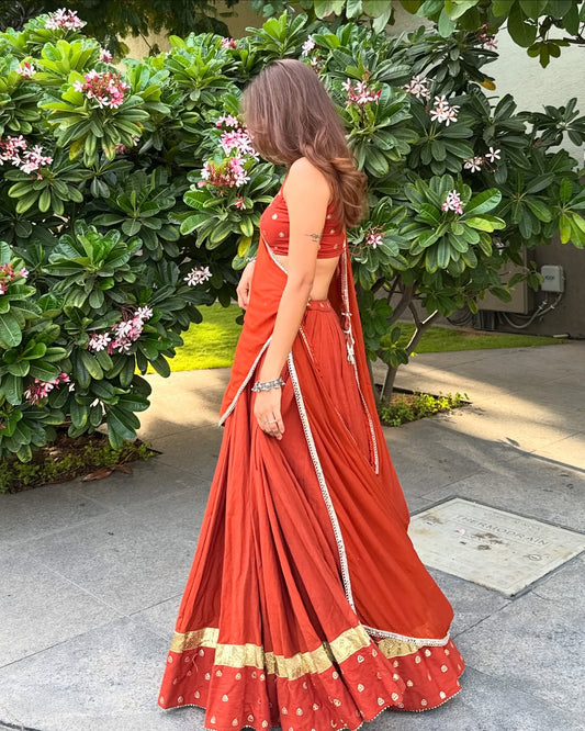 Kesar Choli Set
