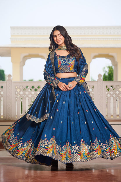 Vichitra Lehenga Choli Set