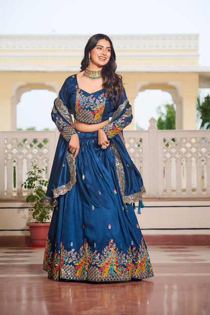 Vichitra Lehenga Choli Set