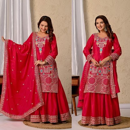 Designer Party Wear Sharara Set