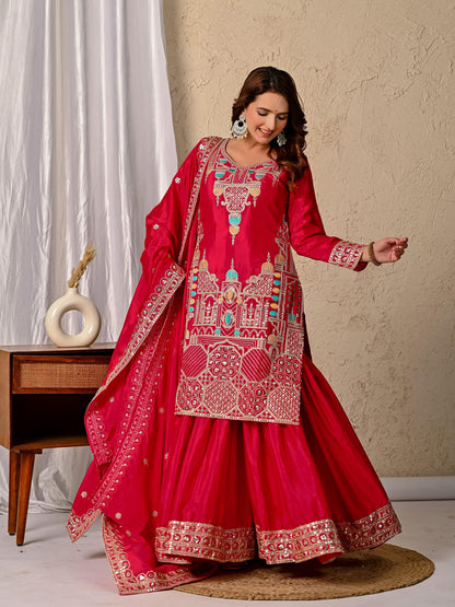 Designer Party Wear Sharara Set