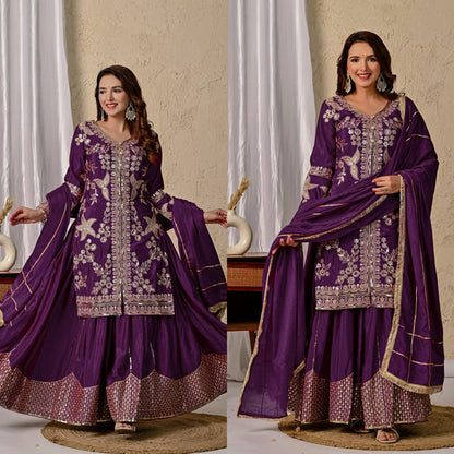 Designer Party Wear Sharara Set