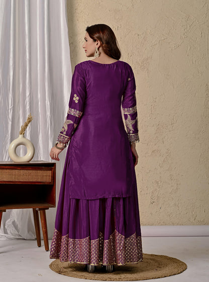 Designer Party Wear Sharara Set