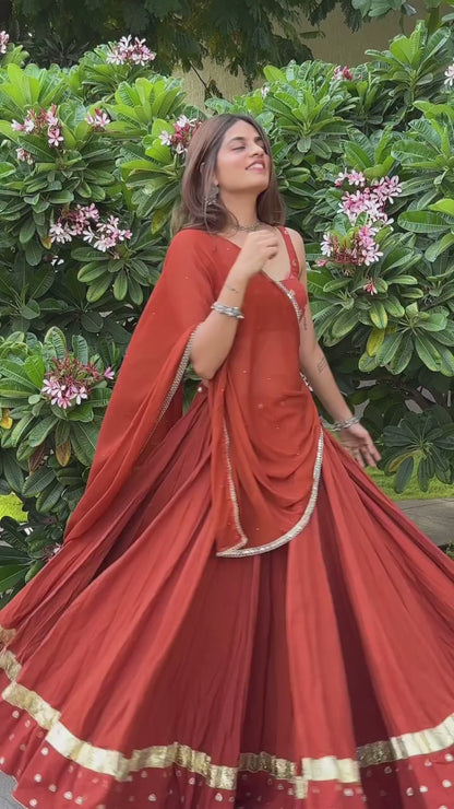 Kesar Choli Set